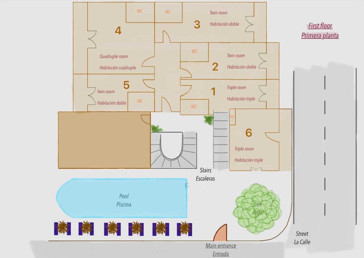 Santa Magia Hotel Kamári Eksteriør billede